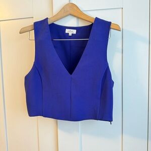 Wilfred Royal Blue Crop Top